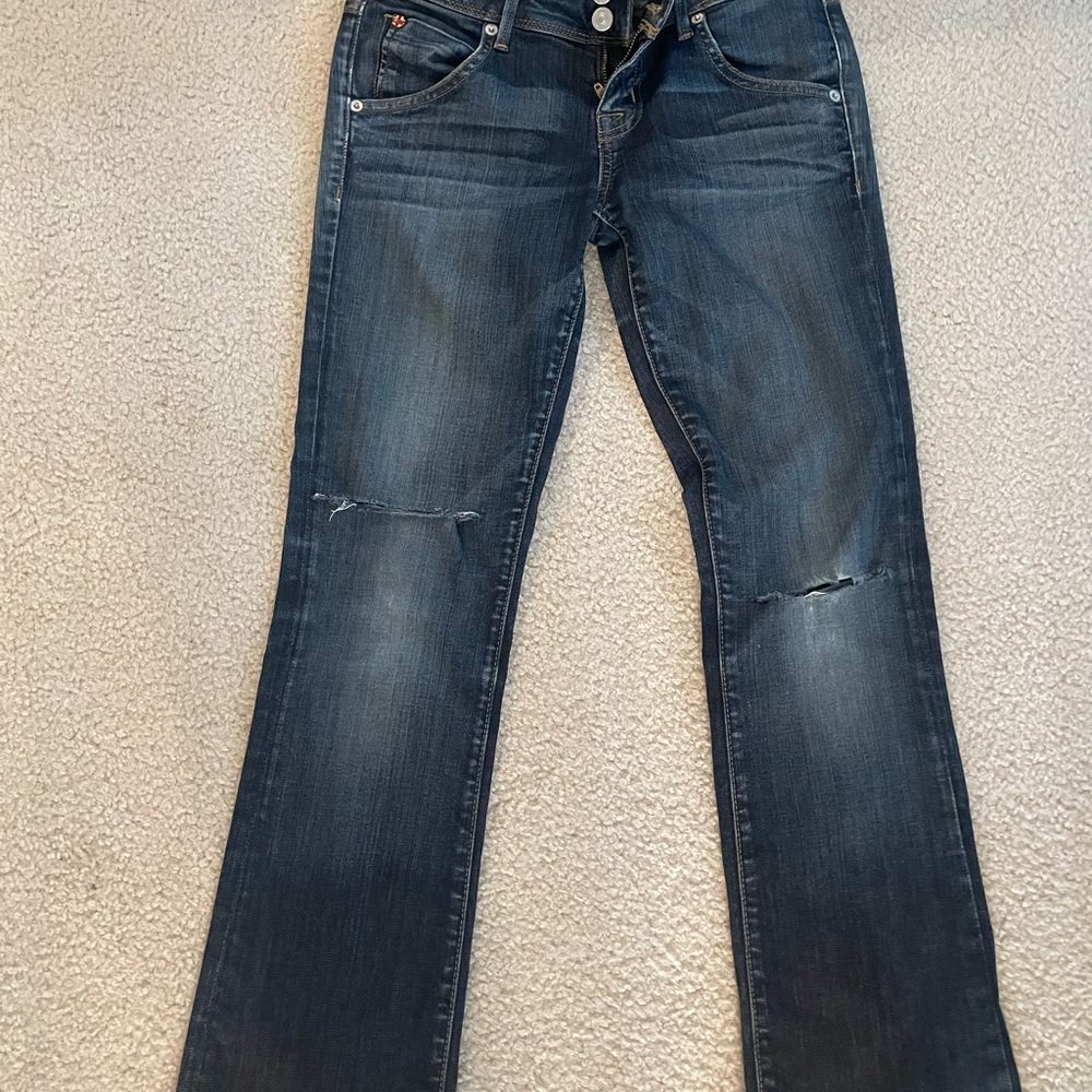 Hudson Jeans Boot Cut Jeans - Dark Blue Wash